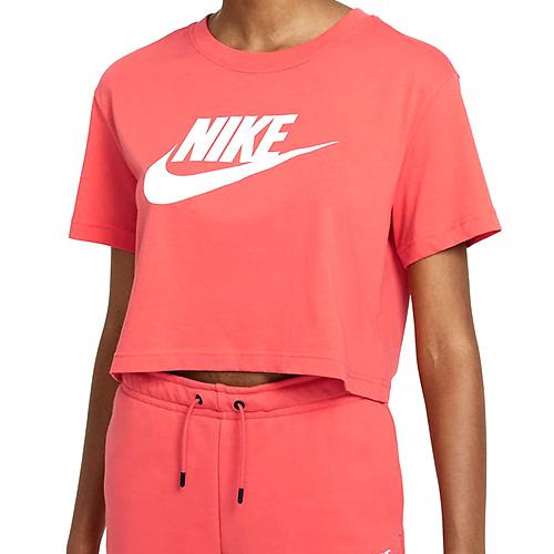 Zkrácené tričko Nike Sportswear Essential - Farbe: Weiß, Größe: L