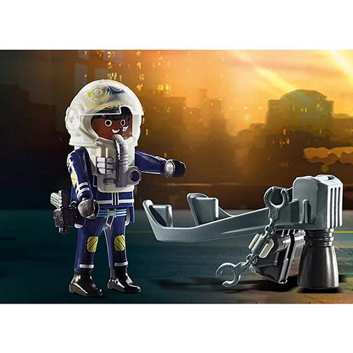 Playmobil 70782 rendőr sugárhajtású hátizsákkal