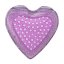 Foldable heart-shaped brush with mirror Top Model, Candy & Talita