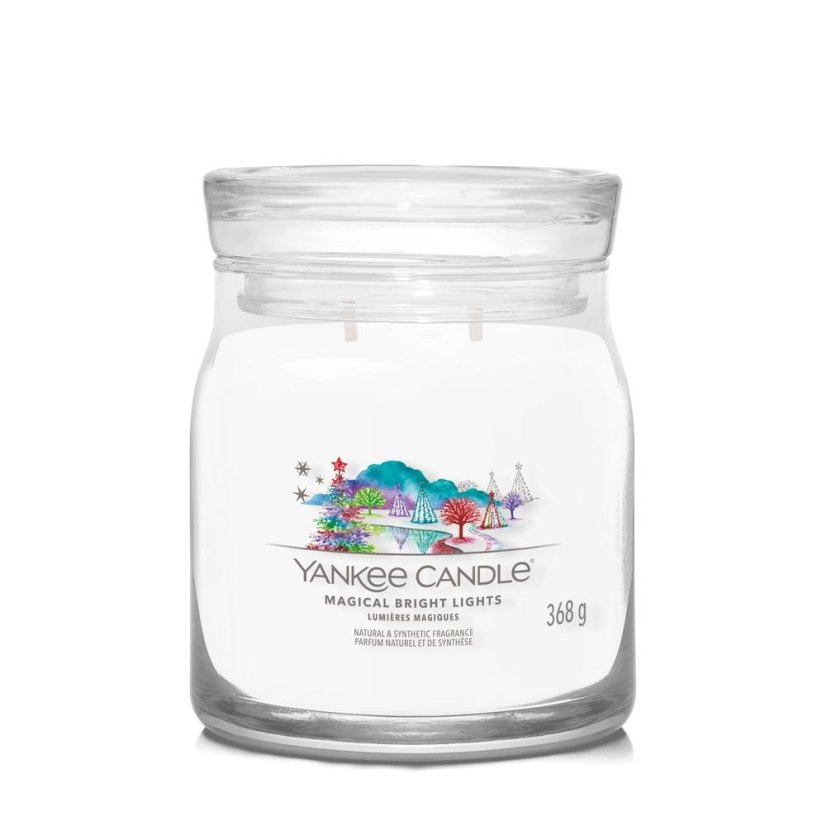 Yankee candle Signature közepes méretű gyertya, Magical Bright Light