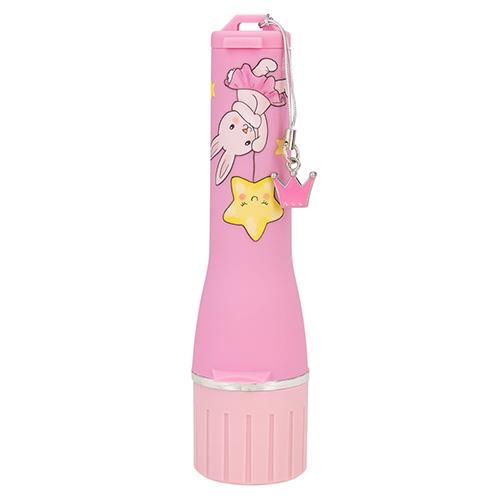 Princess Mimi flashlight with automatic shut-off, pink