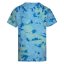 Chłopięca koszulka Hurley Tie Dye Acid - Kolor: Turkusowy, Rozmiar: S