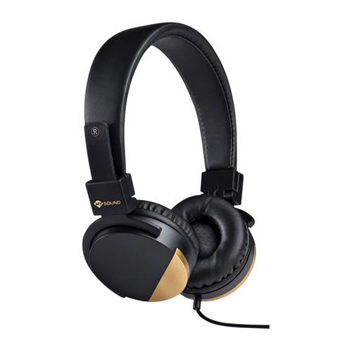 Meliconi My sound Speak Metal 497456 black and gold headphones