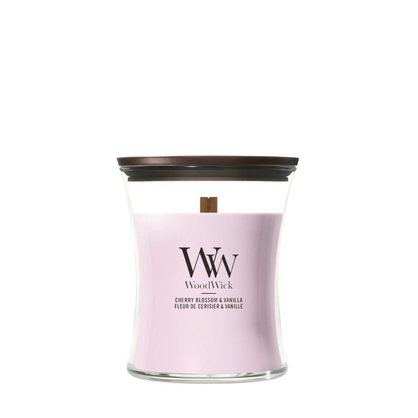 WoodWick Medium Candle, Cherry Blossom & Vanilla
