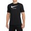 Pánské tričko Nike Swoosh Soccer - Barva: Černá, Velikost: L