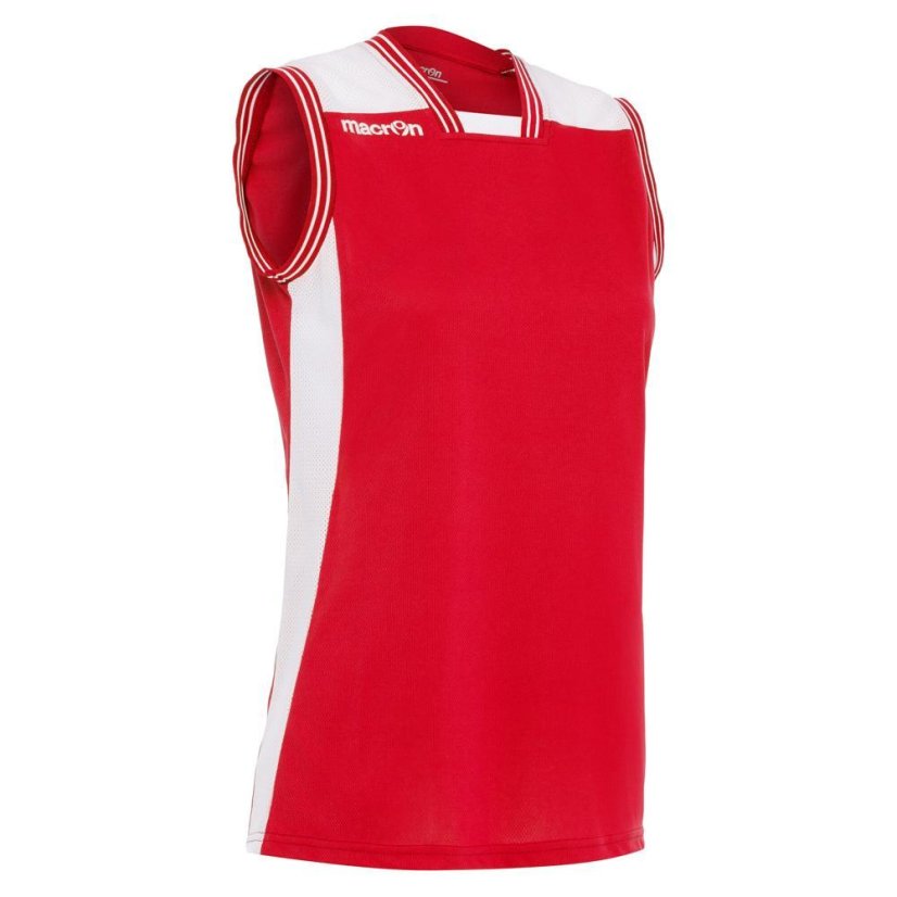 Macron Radon Trikot - Farbe: Rot, Größe: XS