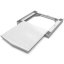 Universal spacer between washing machine and dryer with pull-out shelf Meliconi Torre QUICK 656132 white