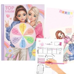 Kreatives Malbuch mit Glücksrad Top Model
