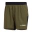 Pánské běžecké šortky Adidas Trail Shorts - Farbe: Armee