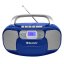 Roadstar RCR-4635UMPBL modrý rádiový kazetový prehrávač