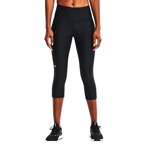 Damen-Kompressionsleggings Under Armour HG Armour Hi Capri NS - Farbe: Schwarz, Größe: S