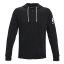 Under Armour RIVAL TERRY FZ HD Men's Sweatshirt - Color: Black, Size: M
