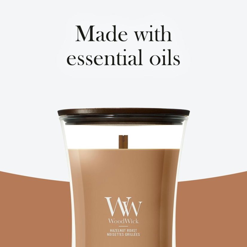 WoodWick Large Candle, Hazelnut Roast