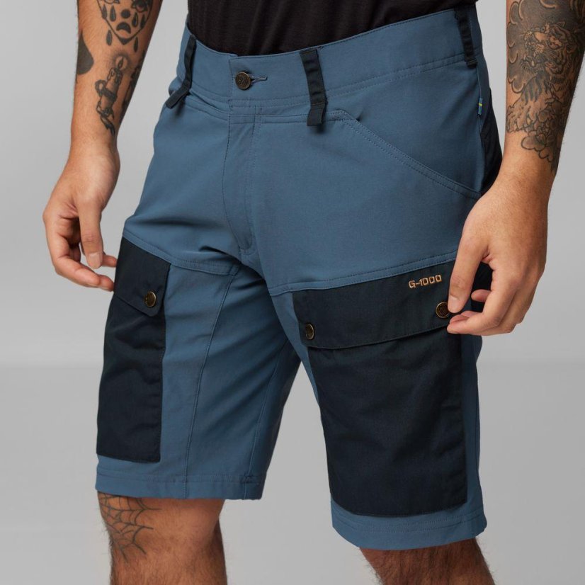 Pánské šortky Fjällräven Keb Shorts M - variant: Black-Stone Grey | 550-018 | 44