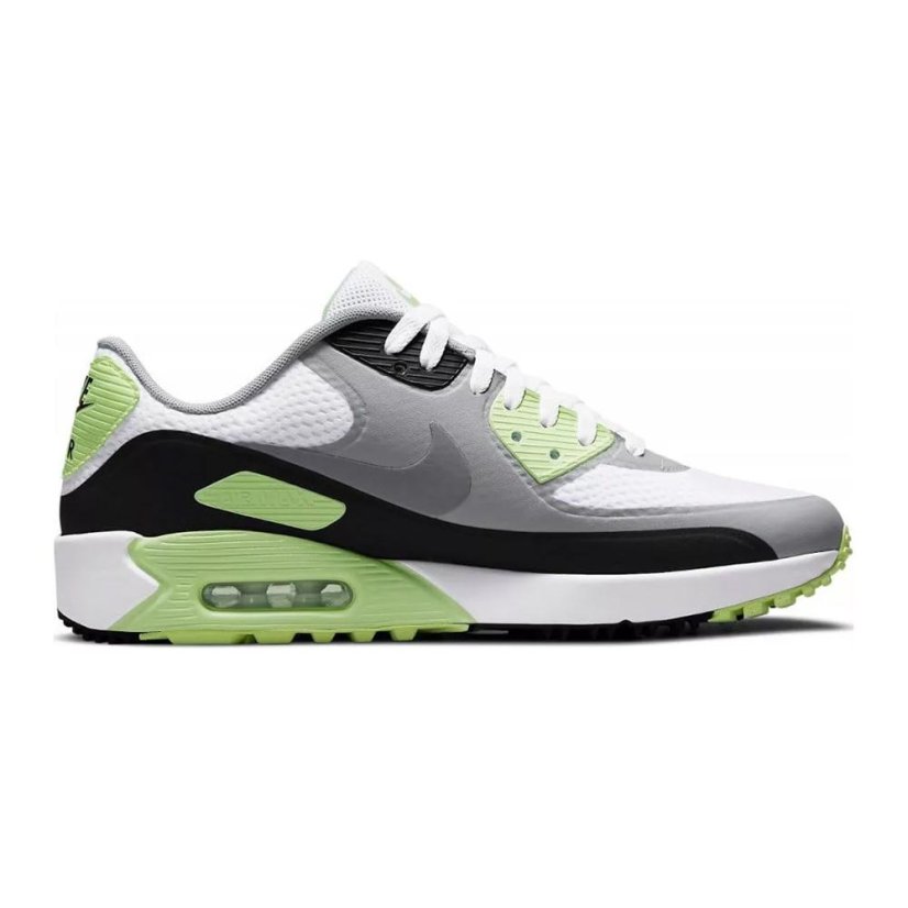 Nike Air Max 90 G Women's Shoes - Color: Gray/green, Size: 40