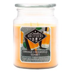 Svíčka Candle Brothers velká, Orange Dreamsicle Sorbet