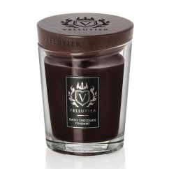 Svíčka Vellutier střední, Swiss Chocolate Fondant