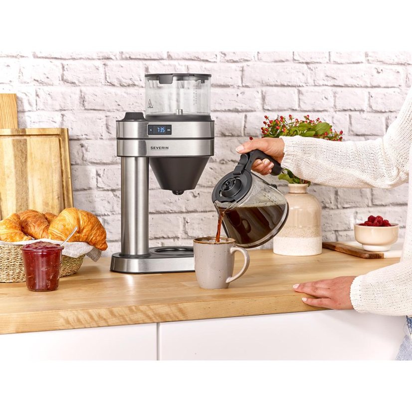 Severin KA 5762 stainless steel coffee maker