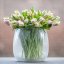Glasblumentopf DutZ Pot Clear Bubbles