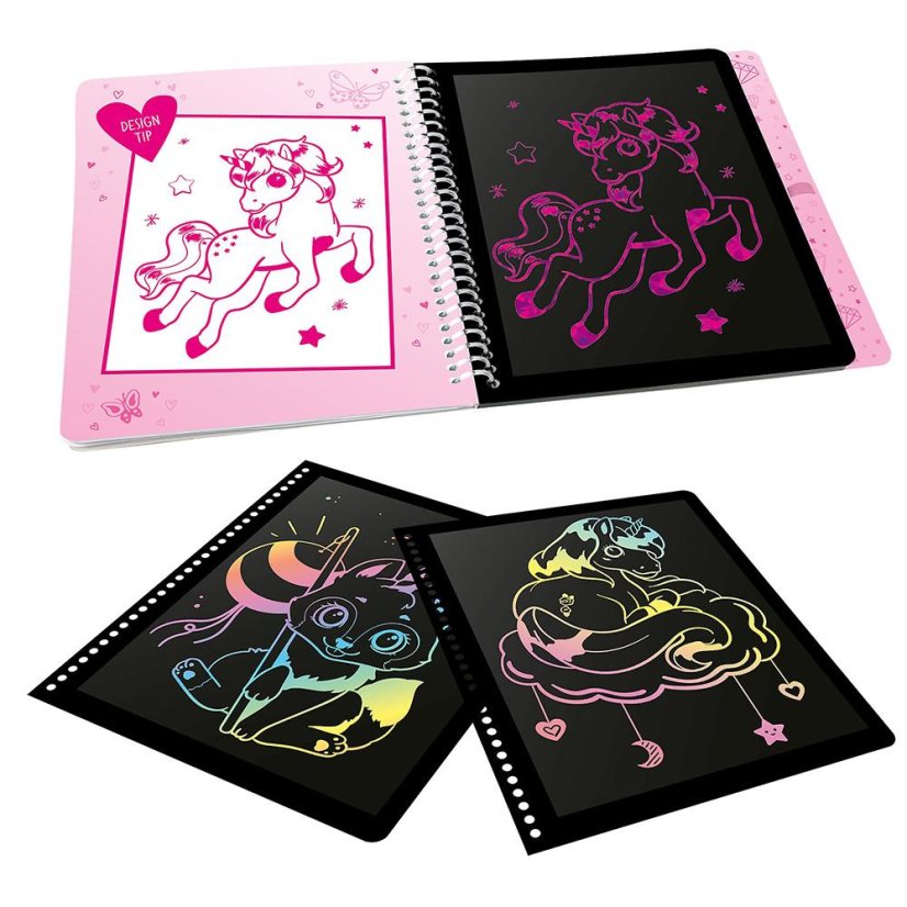 Ylvi Magic Scratch scratchbook