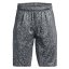 Under Armour UA Renegade 3.0 PRTD Shorts for Boys - Color: Black, Size: L