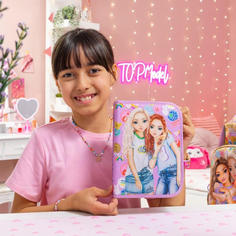 Skladací peračník s Top Model Girl Power, Candy & Lexy