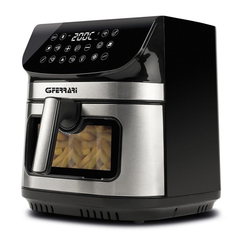 G3Ferrari Friggisano Star G1021500 čierna a strieborná fritéza na horúci vzduch