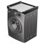 Universal adapter between the handle and the dryer with a wooden shelf Meliconi Torre DARK 656128 black