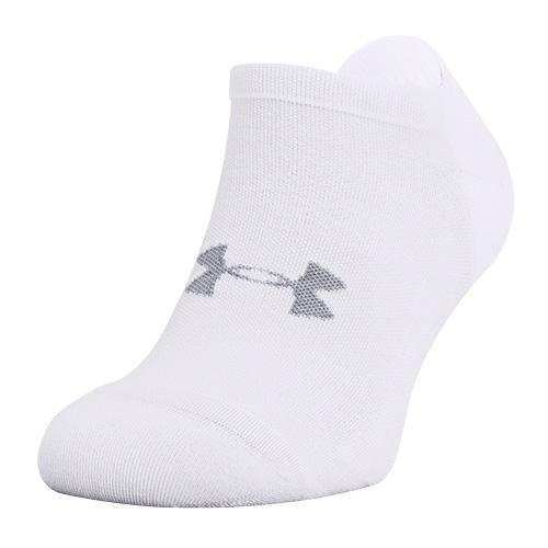 Under Armour UA ArmourDry Run No Show Unisex Socks - Color: Red, Size: L