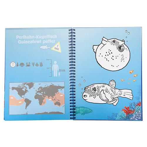 Omalovánky a fixy Dino World Underwater World Shark