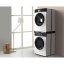 Universal adapter between the handle and the dryer with a wooden shelf Meliconi Torre DARK 656128 black
