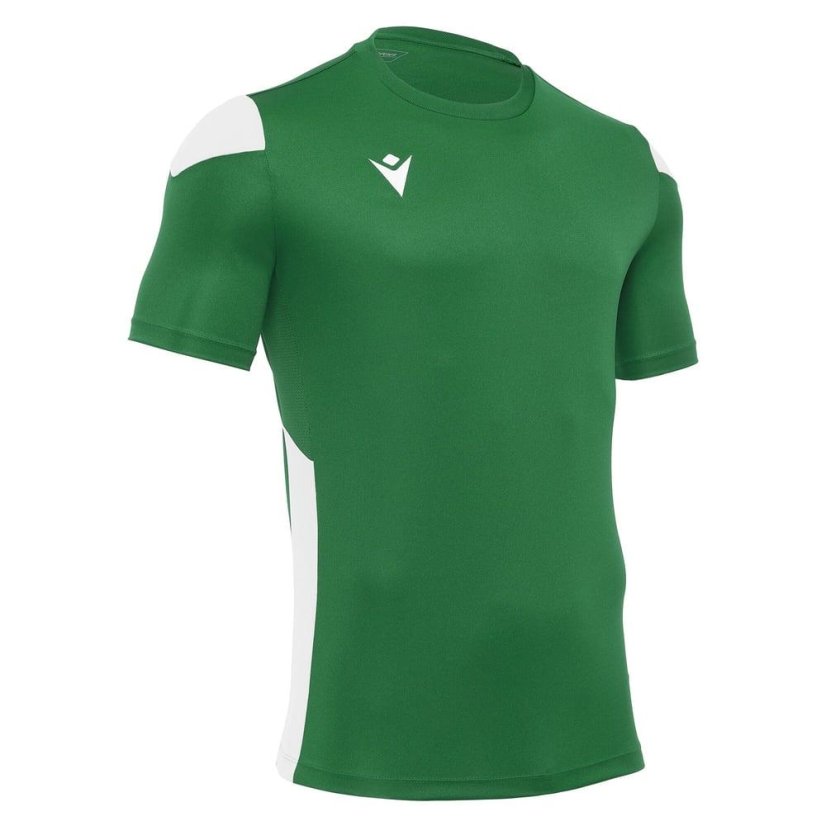 Macron Polis Kinder-Sporttrikot - Farbe: Rot/Weiß, Größe: XXS