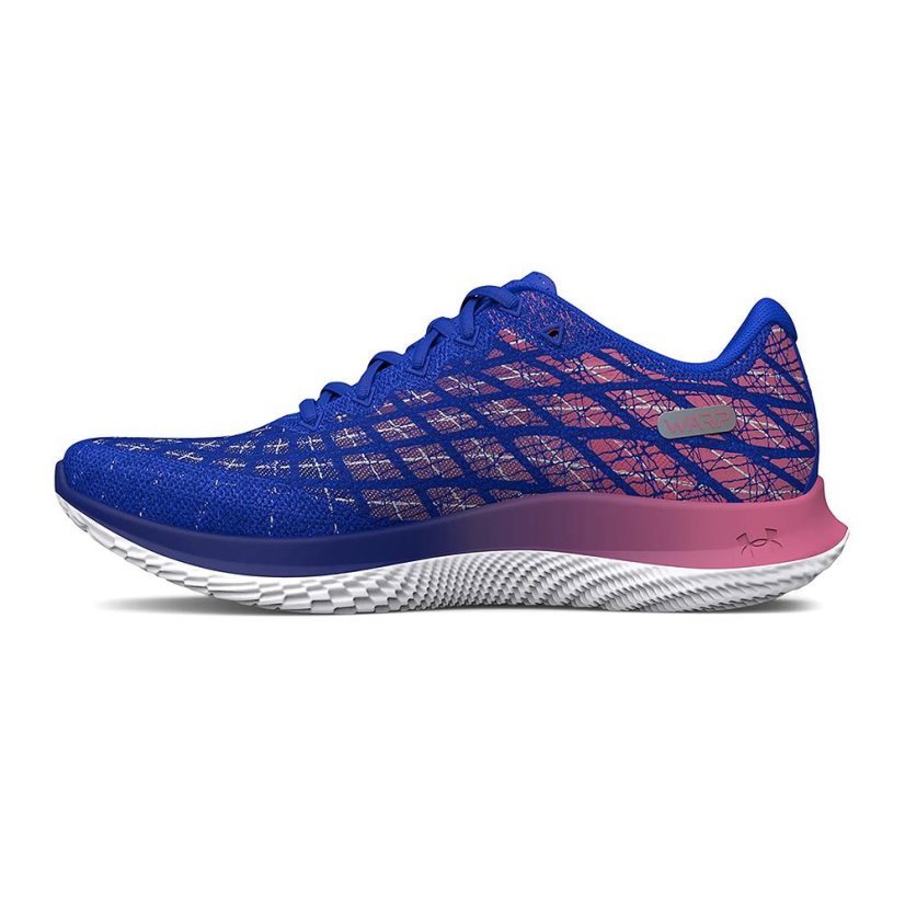 Laufschuhe Under Armour Flow Velociti Wind 2 RNAW M - Farbe: Blau/Rosa, Größe: 45