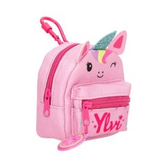 Ylvi Mini-Rucksack mit Schreibutensilien, rosa Einhorn