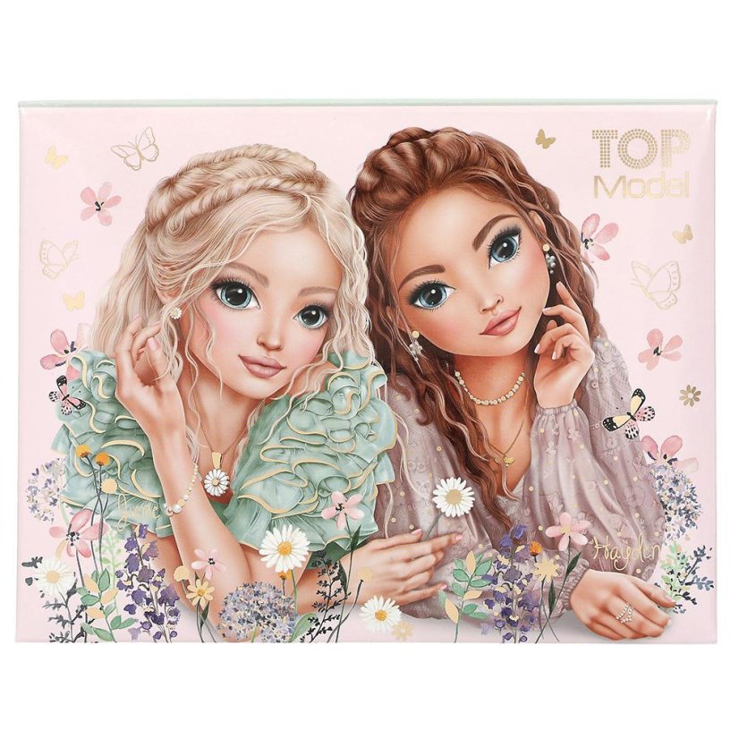 Schreibset mit Spiegel Top Model Summer Feeling, June & Hayden
