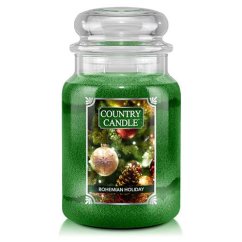Country Candle large, Bohemian Holiday