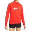 Dámske tričko Nike Dri-FIT Swoosh Run - Farba: Červená, Veľkosť: S