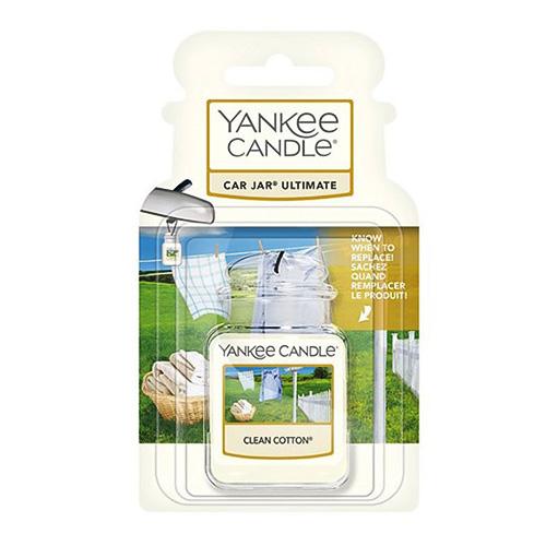 Yankee Candle car freshener gel tag, Clean Cotton Yankee Candle car freshener gel tag, Clean Cotton