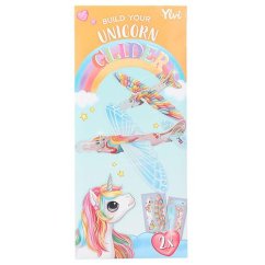 Létající házedlo Ylvi Build your Unicorn Glider, orange
