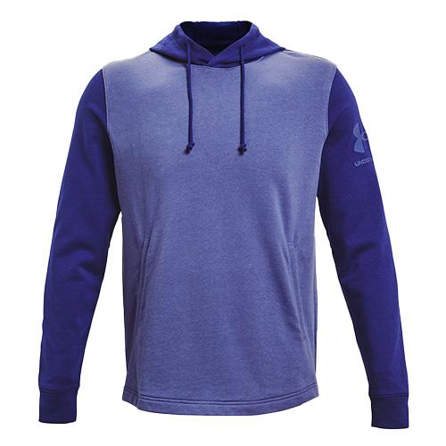 Pánska mikina Under Armour Rival Terry Colorblock - Farba: Modrá, Veľkosť: L