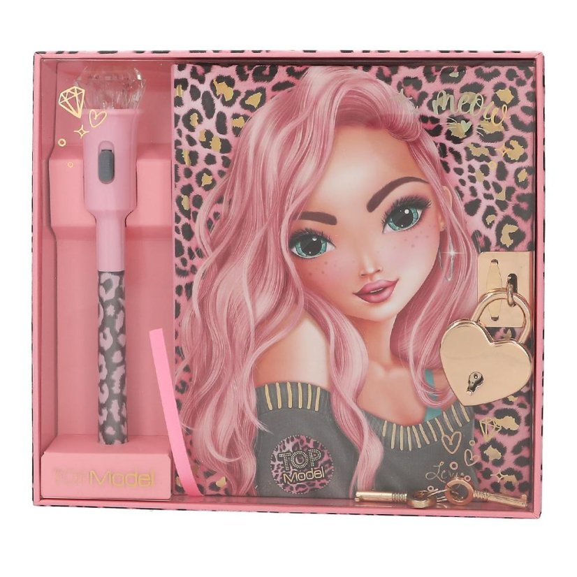 Diary with lock and secret pen with UV light Top Model
