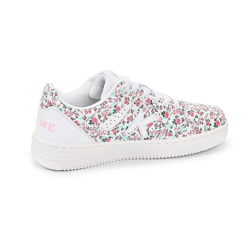 Damenschuhe Kelme Retrobasket Flowers - Farbe: Weiß, Größe: 35