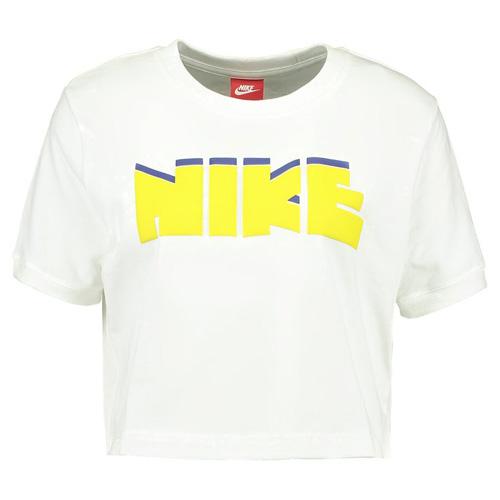 Dámské crop tričko Nike Sportswear Archive - Farbe: Weiß, Größe: M