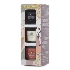 Dárková sada svíček Yankee Candle, 3 x 37 g