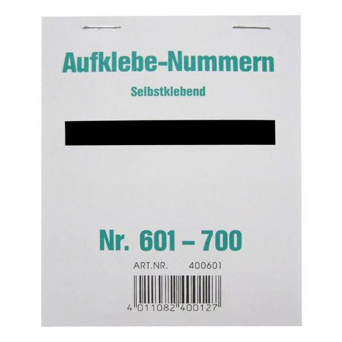 Wolf & Appenzeller self-adhesive numbers