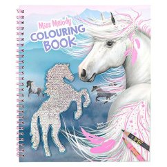 Omalovánky Miss Melody, třpytivý koník, Colouring Book