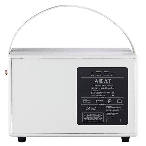 Lautsprecher AKAI M5-THUNDER weiß