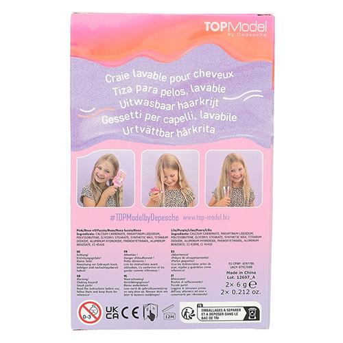 Top Model washable hair colors, pink and lilac, Candy