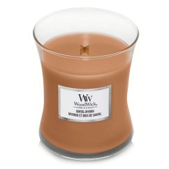 Svíčka WoodWick střední, Santal Myrrh