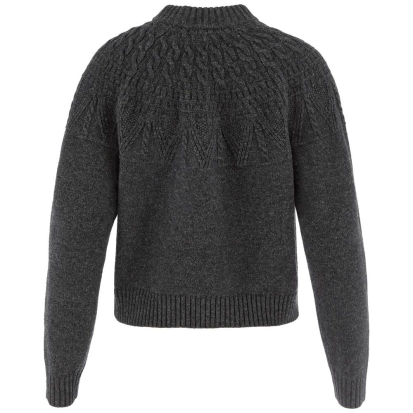 Övik Solid Jacquard Knit W